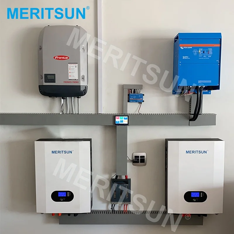 MERITSUN 10kw Lifepo4 Battery 48V 200ah Power Energy Wall 48V 50ah Lithium Battery Pack For Home Energy Storage System view 5