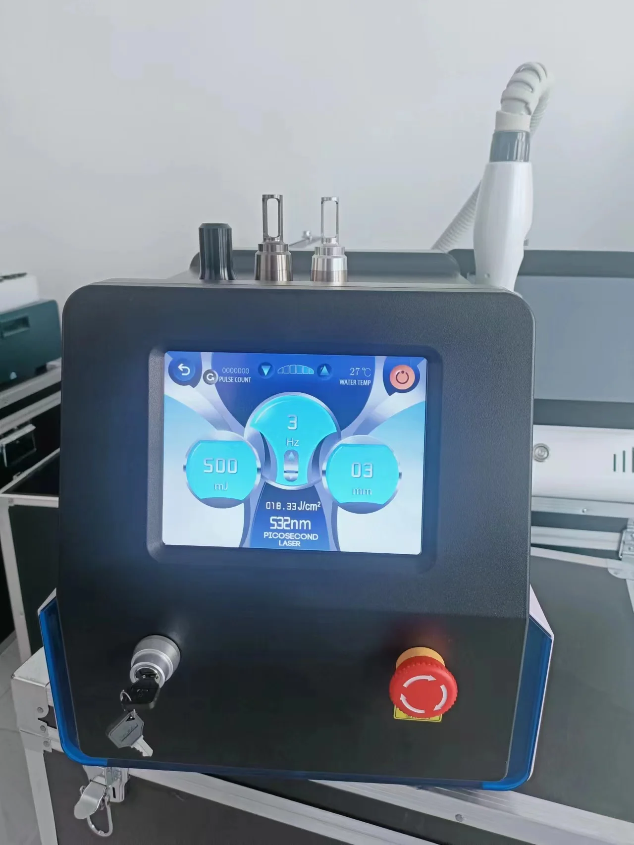 Máquina de eliminación de tatuajes con láser de picosegundo, máquina de eliminación de tatuajes con láser nd yag pico q switch nd yag, máquina de