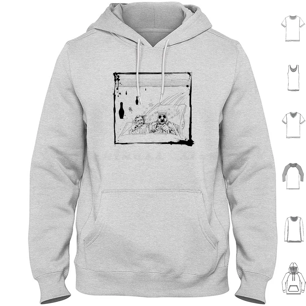 Fear & Loathing In Los Angeles Hoodie cotton Long Sleeve The Big Lebowski The Dude Walter Ralph Steadman Fear And