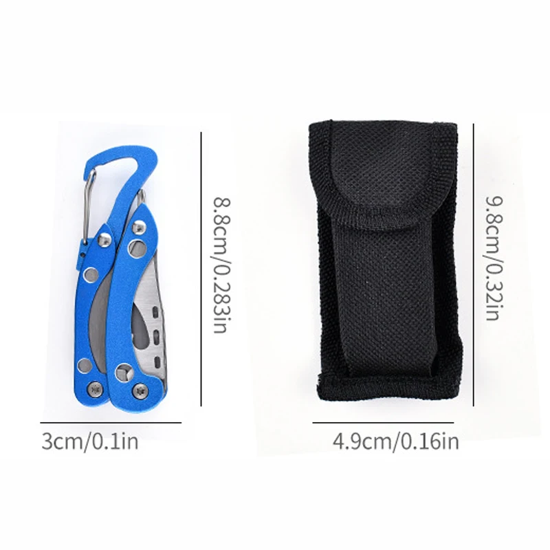 Swayboo 7 In 1 Stainless Steel Blade Multi-functional Pliers with Mini Foldable  Knife Gift Lylon Bag Outdoor Camping Hiking