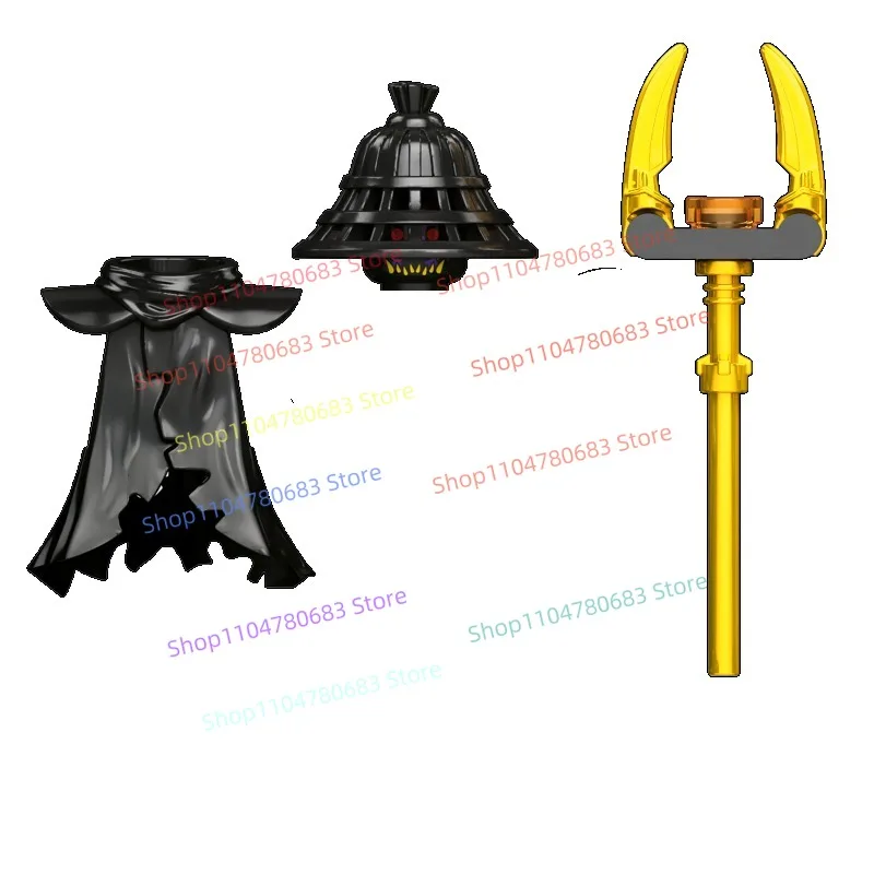 Bloques de construcción MOC H2027 H2028 H2029 H2030 H2031, modelo de ensamblaje de minifiguras Ninja, accesorios de dibujos animados de Anime, juguete para regalo coleccionable