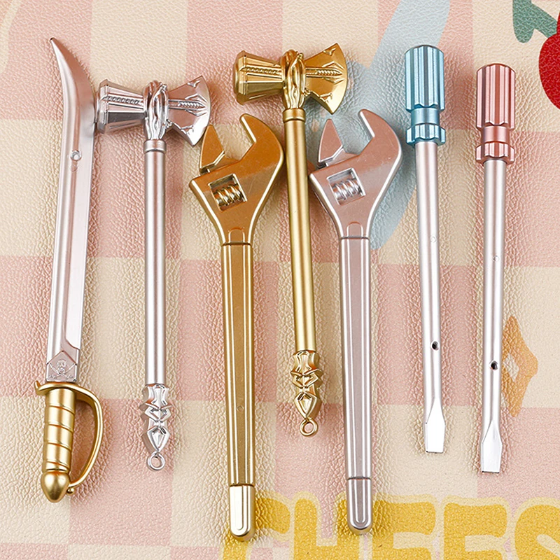 ประแจปากกาบอลพอยท์จำลองความคิดสร้างสรรค์ปากกาเขียนน่ารักประแจการ์ตูนแฟชั่นปากกาขนาดกลางปากกาสำหรับโรงเรียนเครื่องใช้สำนักงาน