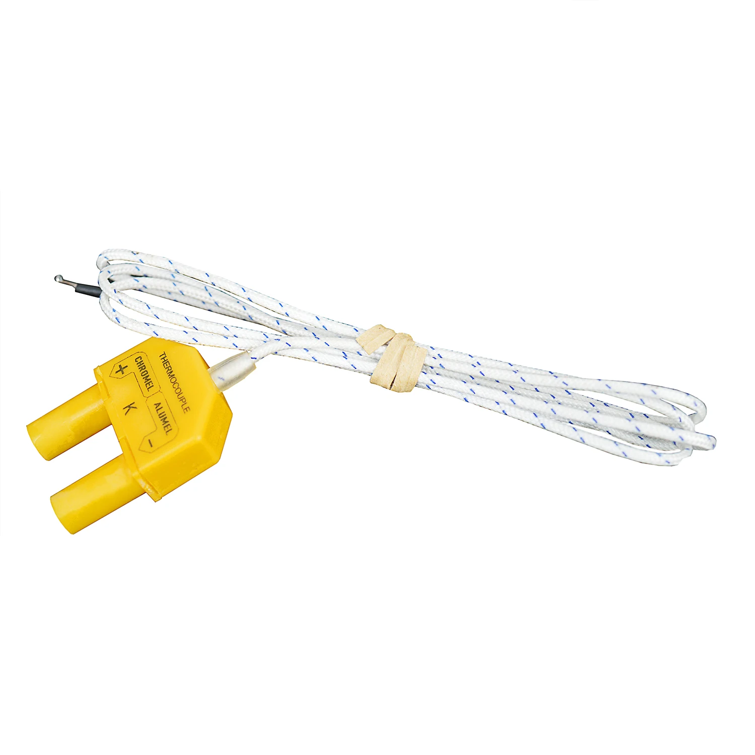 ZIBOO 69028 69435 Replacement Thermocouple,ATTPC3 Pipe Clamp K-Type Thermocouple adapter,HVAC Temperature Probe for Clamp Meter