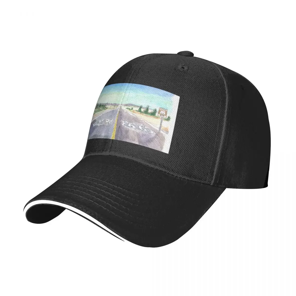 Road Trip on Historic Route 66 Scenic Drive Baseball Cap Snap Back Hat Dropshipping Horse Hat Vintage Mens Tennis Women's