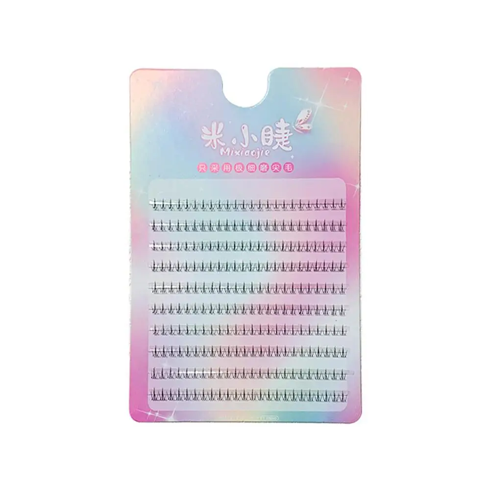 Estensione ciglia coreana Innesto ciglia sotto ciglia Ciglia a grappolo Ciglia inferiori Trucco quotidiano Strumento per trucco naturale per occhi comici