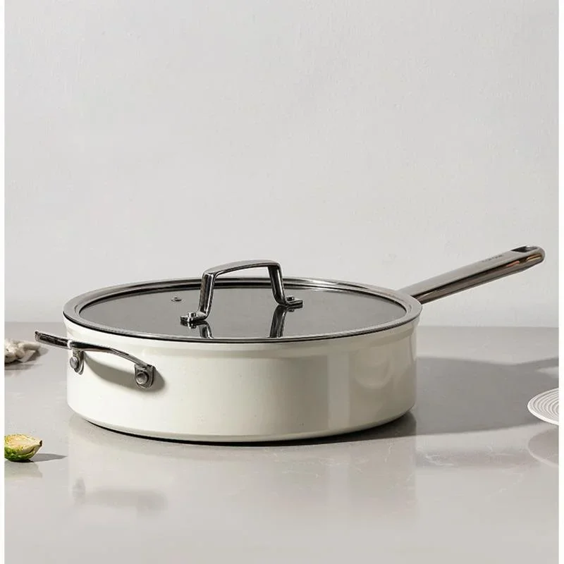 Lightweight Home Non Stick Cookware Aluminum Alloy Frying Pan Uniform Heating Cooking Pot Universal Stove Kitchen Utensils