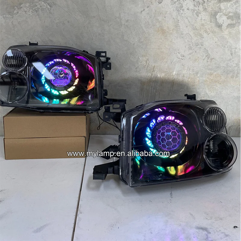 For NISSAN NAVARA D22 LED Projector/Custom Headlight (Pair)