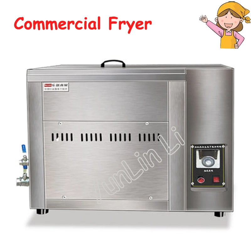 

Электрическая фритюрница с функцией разделения масла и воды, большой емкости, коммерческая, стальная, для жарки