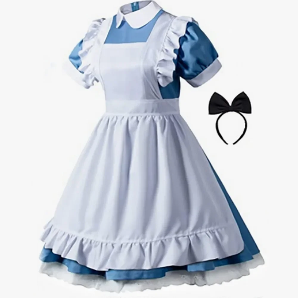 Girl cosplay costume Alice Lolita maid cosplay costumes Lolita dress