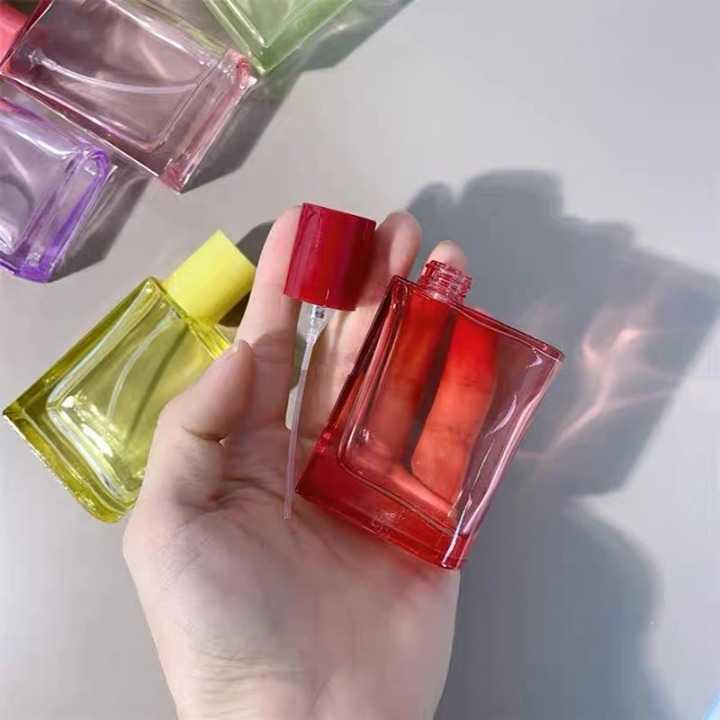 30pcs 30ml Portable Glass Refillable Perfume Bottle With Atomizer Empty Parfum Case For Traveler