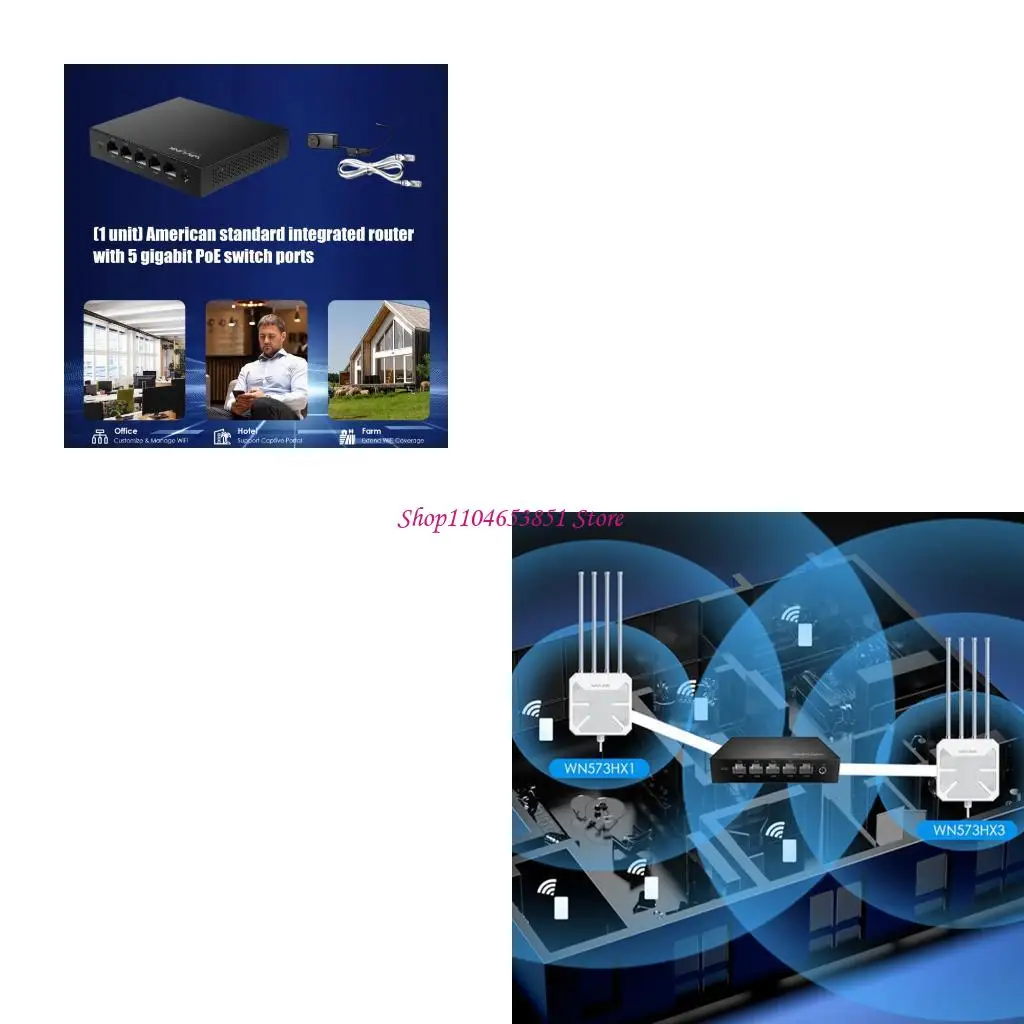 

Poe Switcher With Centralized Management For Customizable Wifi Networking