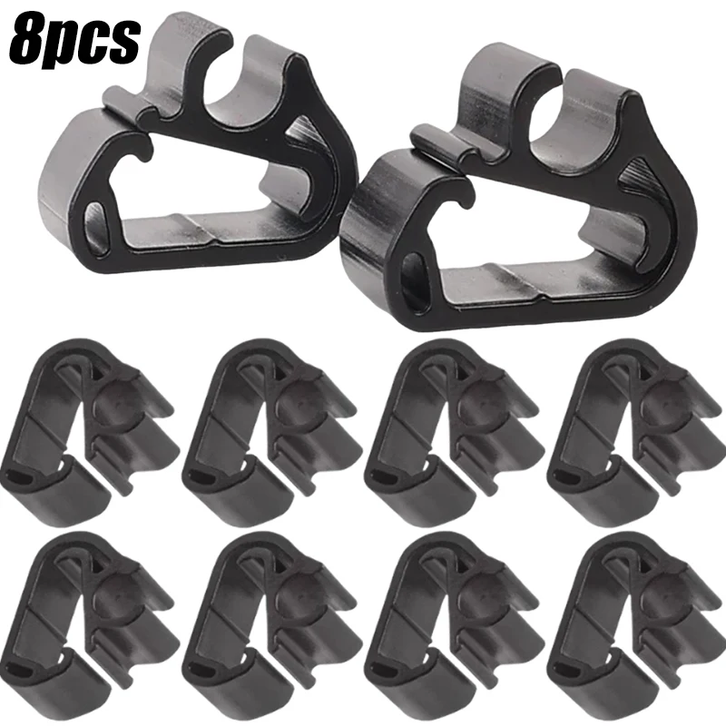 Universal ABS Windshield Fluid Line Clip Car Wiper Arm Hose Clip Washer Tube Retainer Secure Hold for Auto Windshield System