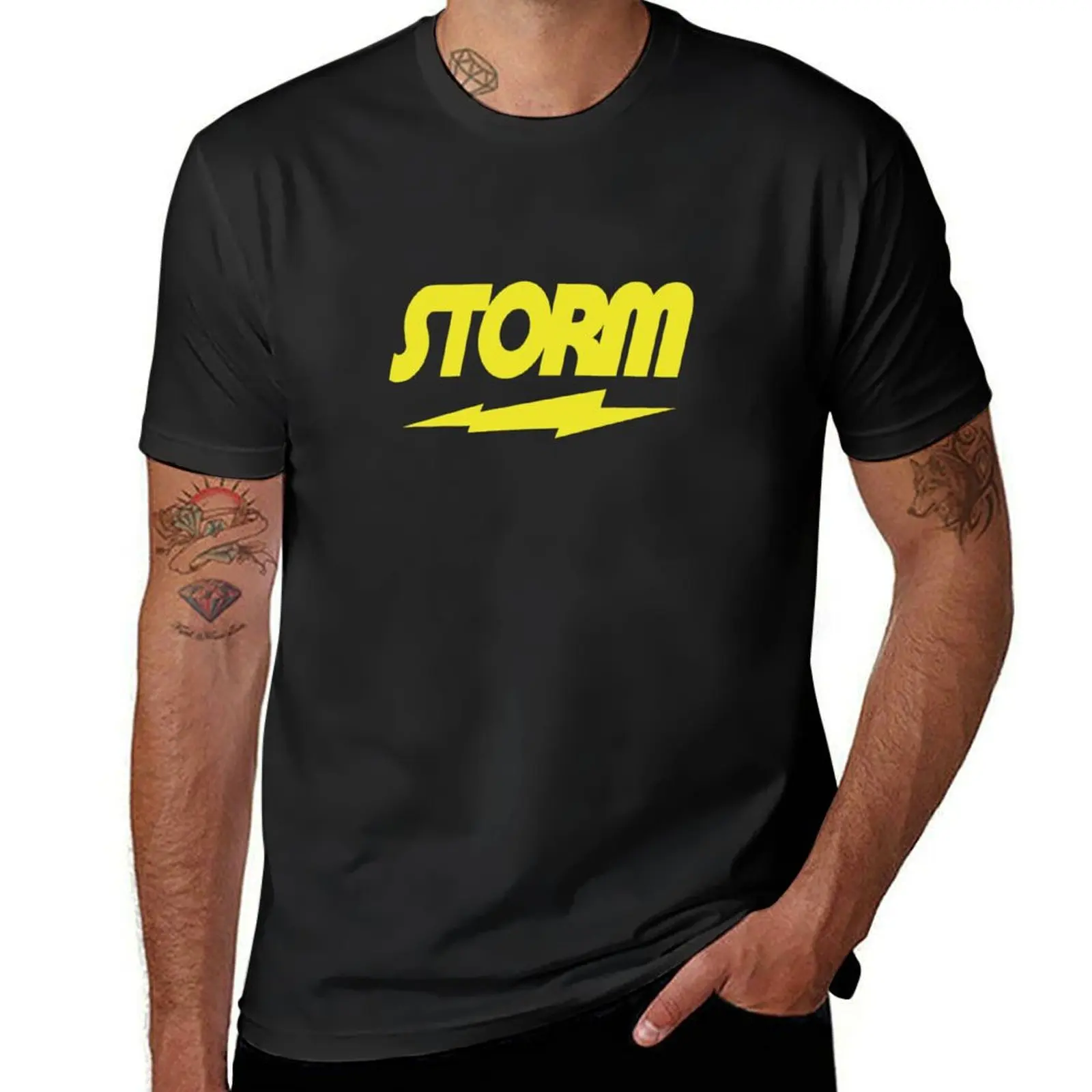 

Storm Bowling Guys Unisex Tee 1 T-Shirt new edition for a boy summer clothes plain black t shirts men