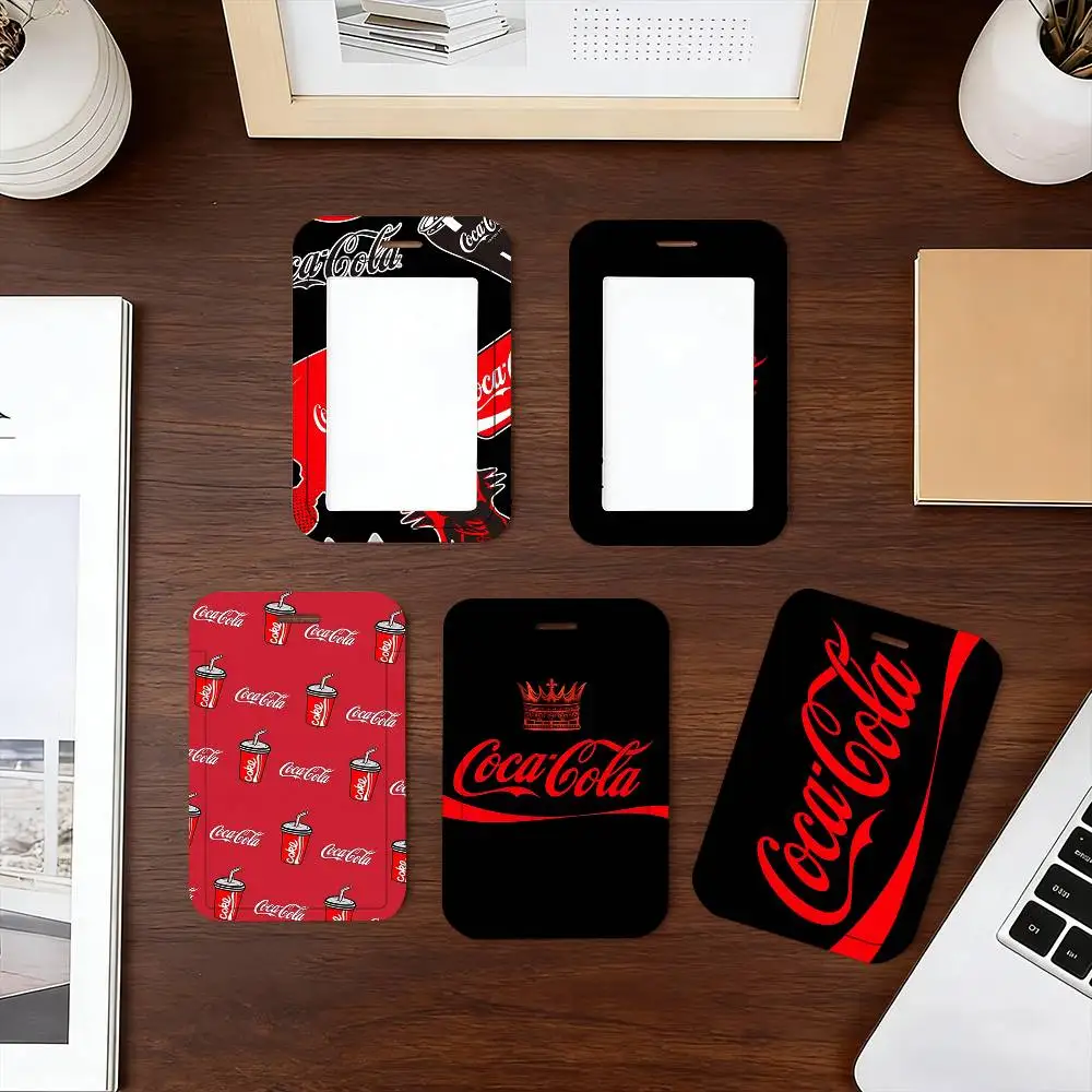 Art C-Coca-Cola Lanyard Card Holders Student ID Card Holders Neckband Card Holders Access Control Accessories Gifts
