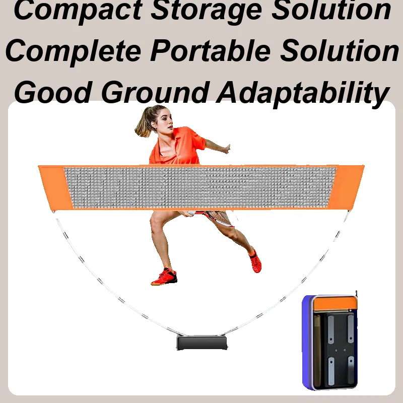 

Портативная сетка для бадминтона, забавные наборы волейбольных сеток на заднем дворе, устойчивые к атмосферным воздействиям, прочная, простая установка, оборудование для двора, патио, сада