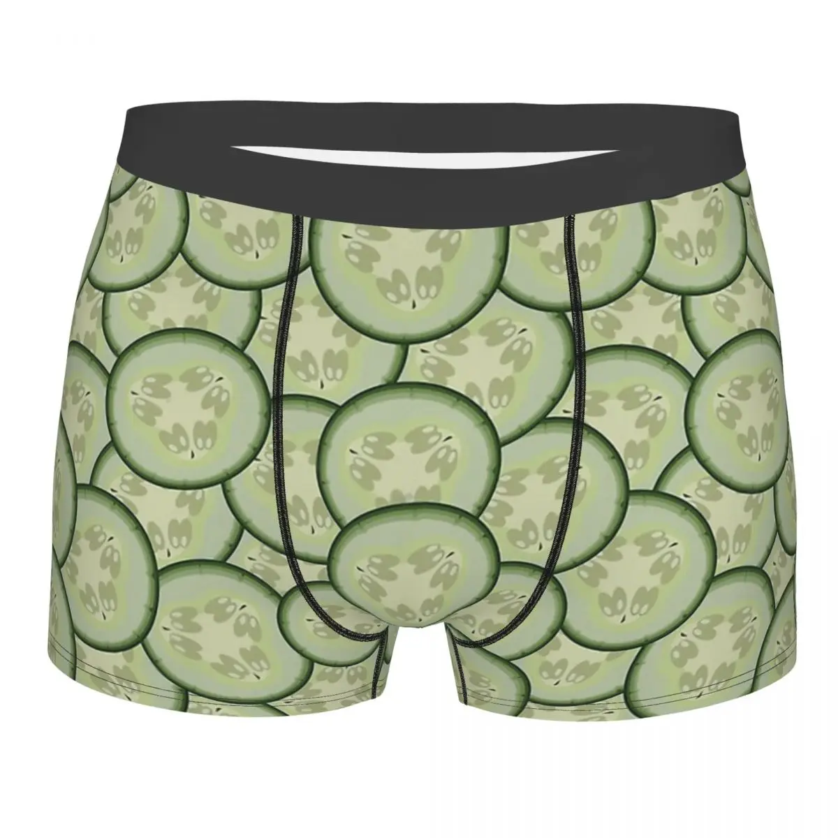 Slices Cucumber Underpants Cotton Panties Male Underwear Comfortable Shorts Boxer Briefs