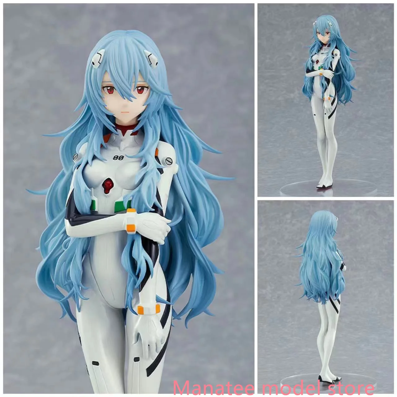 

In Stock POP UP PARADE Rebuild of Evangelion Rei Ayanami Long Hair Ver.PVC Action Figure Anime Model Toys Collection Doll Gift