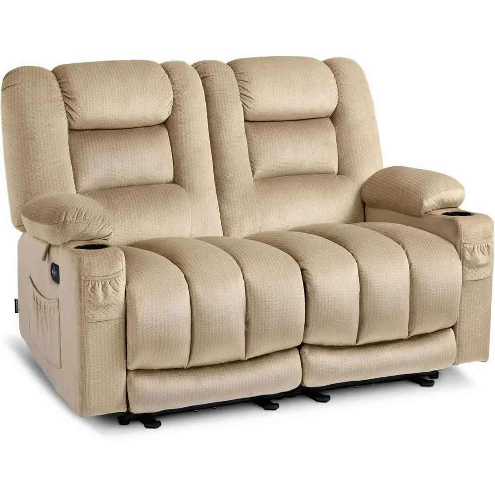 

Кресло-реклайнер Zero Gravity с функцией подогрева и вибрационного массажа, раскладной диван с USB-портами и подстаканниками для гостиной