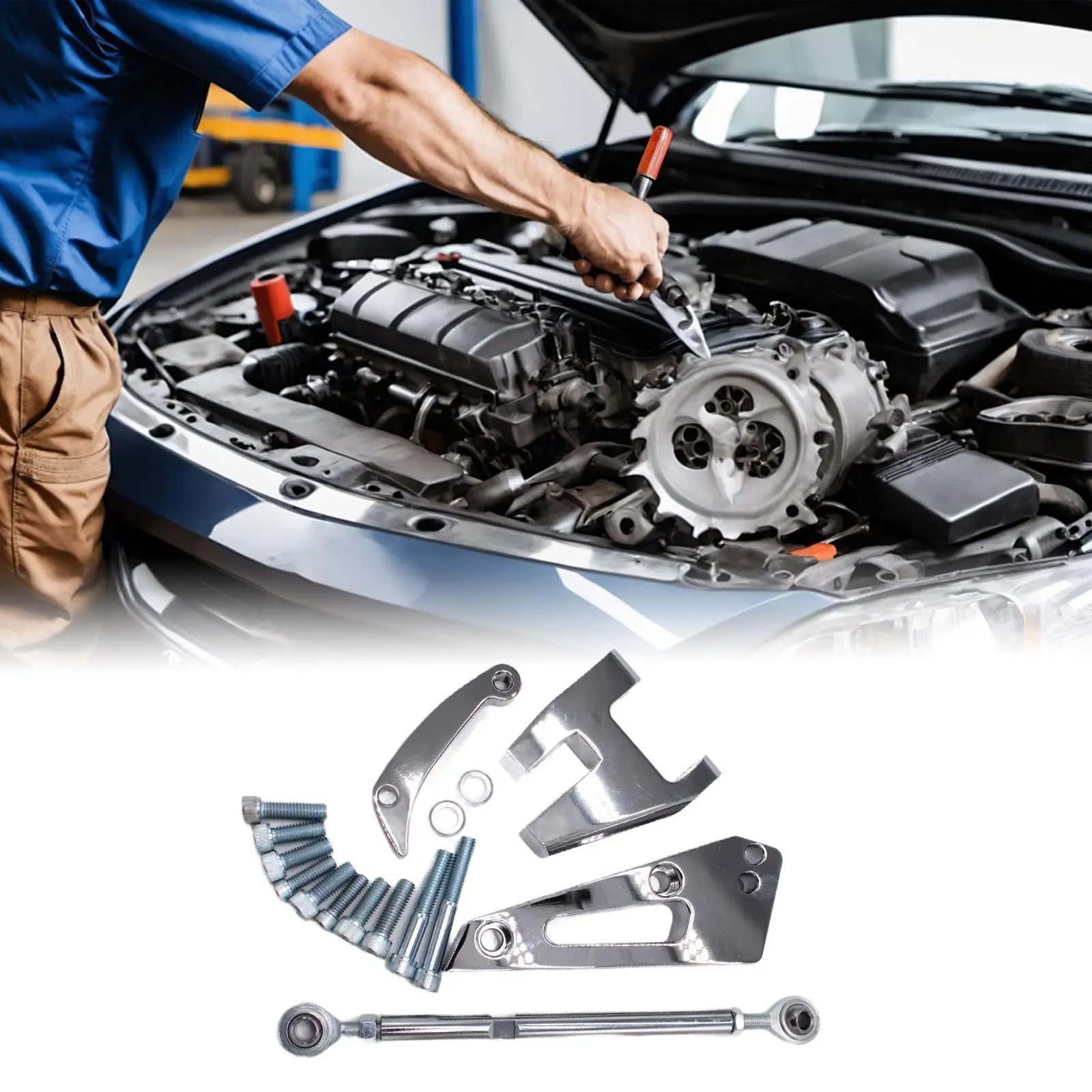 

Набор кронштейнов для короткой воды для Chevy Sbc 350