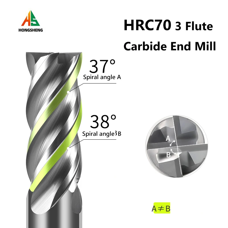 

HRC70 Концевые фрезы с ЧПУ 1,6,7,8 мм до 20 мм, 4 фрезы, фреза с покрытием из сплава, режущий инструмент из вольфрамовой стали, твердосплавная концевая фреза