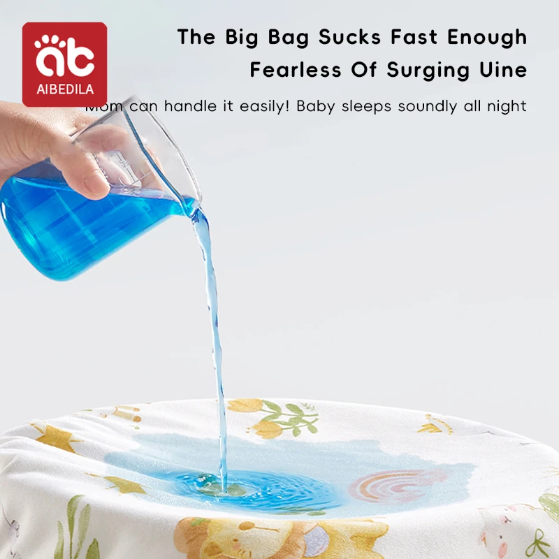 AIBEDILA Baby Diaper Waterproof Skirt Infant Leak-proof Urine Training Pants Cloth Diapers Kids Nappy Bed Potty Trainining