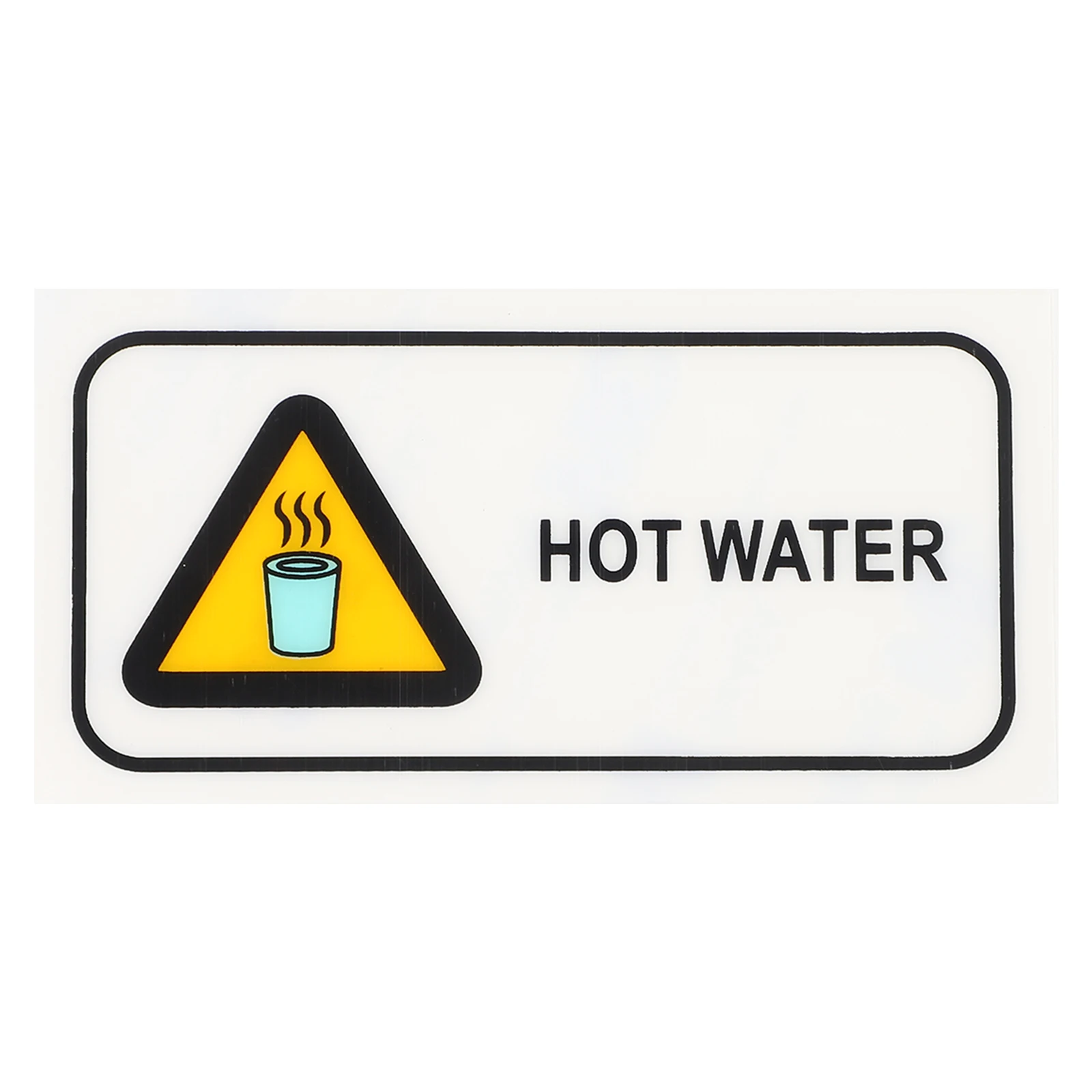 Stickers Hot Water Prompt Label Caution Signs Safe Warning Bubble Safety Return