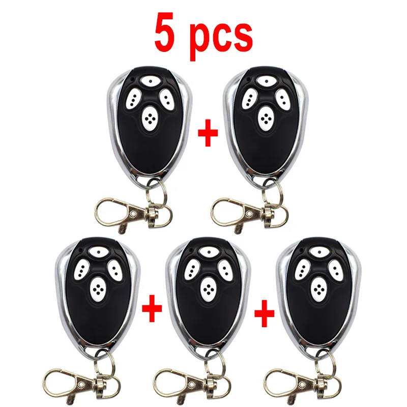 

5PCS ALUTECH AN-Motors AT-4 ASG 600 AnMotors ASG1000 AR-1-500 Gate Remote Control Barrier Keychain 433MHz ALUTECH Remote Control