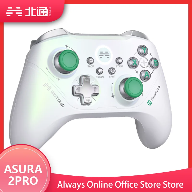 

BEITONG ASURA 2 Pro Wireless Bluetooth Gamepad Hall Effect Joystick Trigger Game Controller for Nintendo Switch PC iOS Game