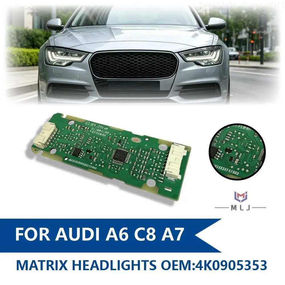 

OE 4K0905353 For Audi A6 C8 A7 C8 2019-2025 Matrix LED Headlight Circuit Board Module Angel Eye DRL White Chip Car Accessories