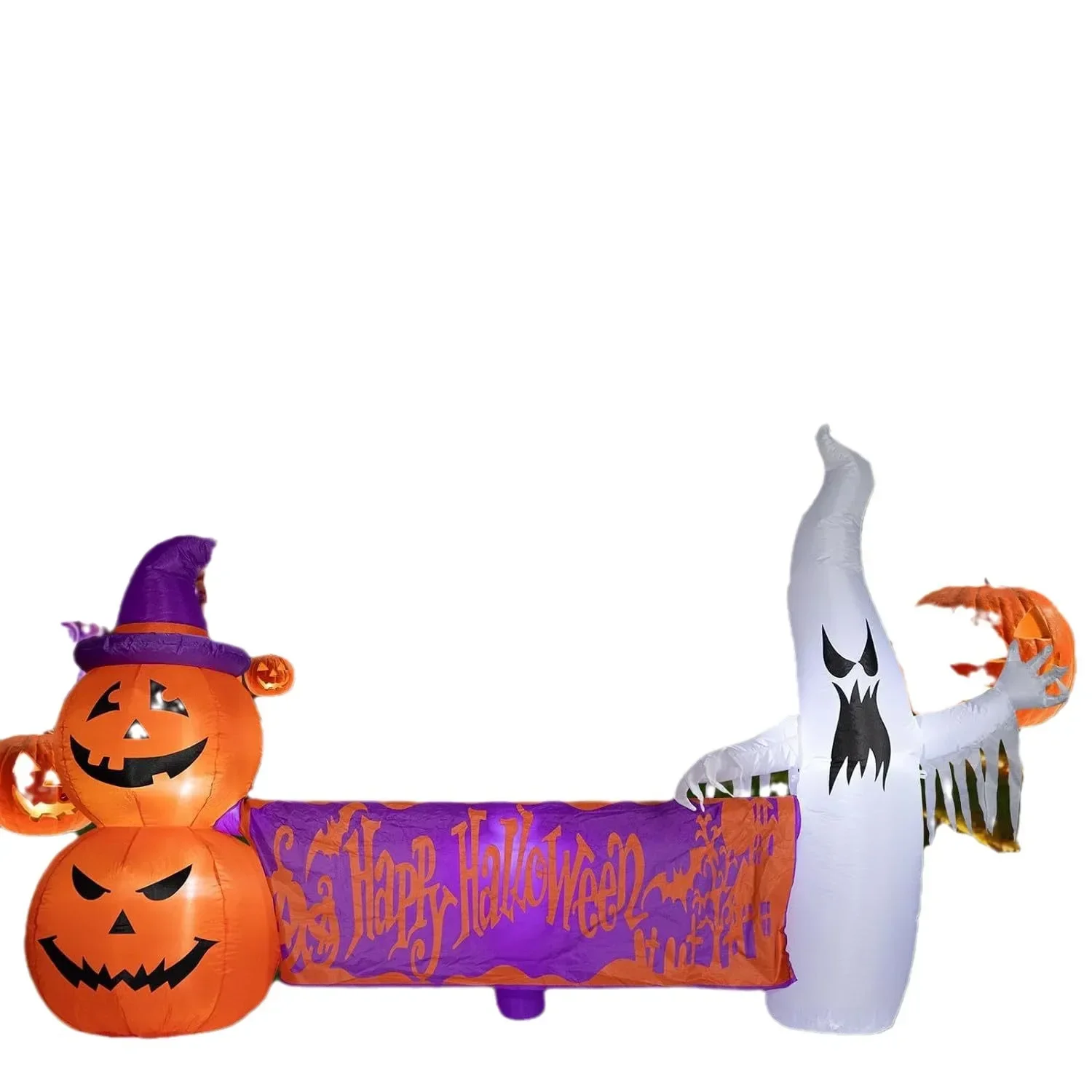 

Halloween Inflatable Air Model Pumpkin Ghost Outdoor Garden Party Decoration Colorful Lighting LED Lights