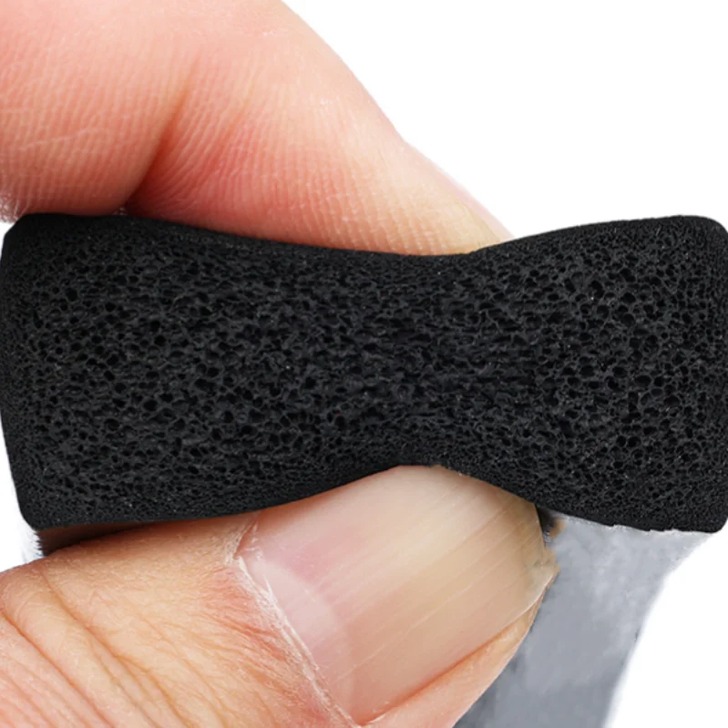 EPDM Flat Rubber Strip Foam Strip Rubber Insulation for Sealing The Curtain Wall of Automobile Electric Cabinet