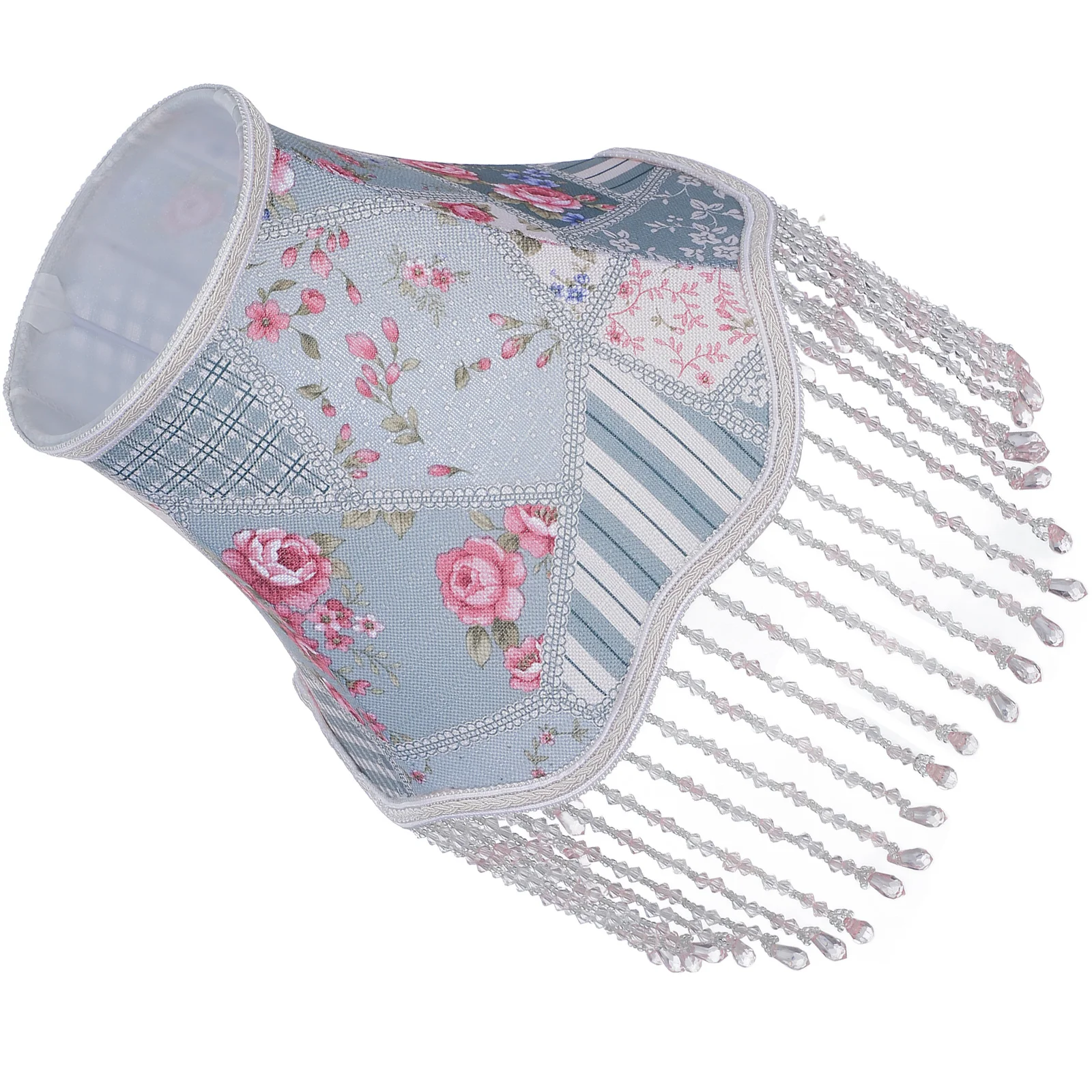 غطاء مصباح أوروبي من القماش، مادة حديد آمنة، خفيفة الوزن، سهلة التركيب لمصباح الجدار المكتبي، أباجورة عتيقة للديكور #5