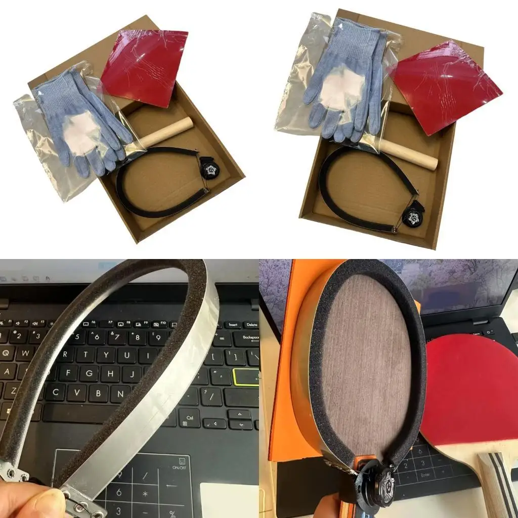 

K1KD PingPong Rubber Cutter Adjustable Rubber Cutting Tool Table Tennis Rubber Manual Cutter Trimmer Safe Cutting Tool