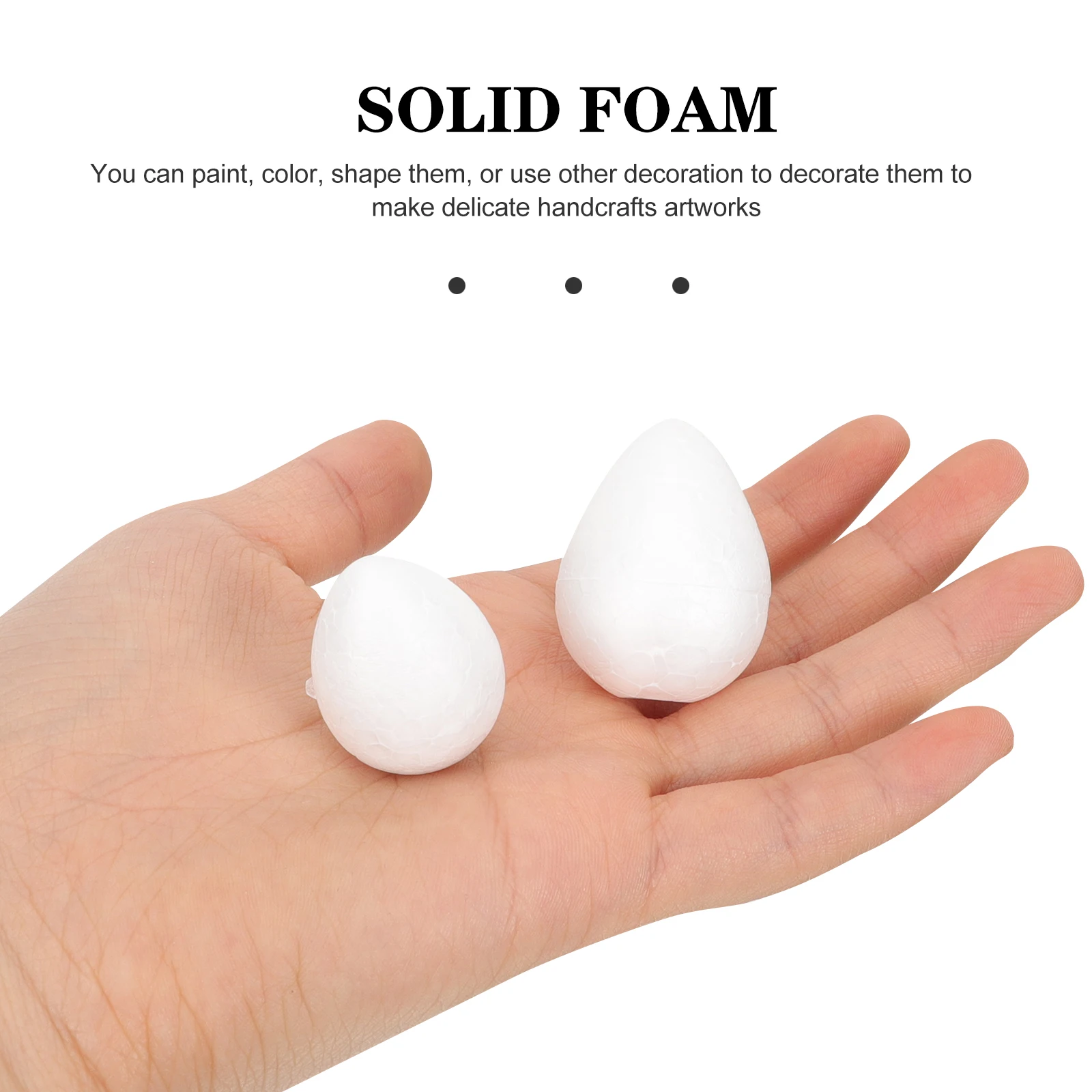 100pcs Water DROP Shape ลูกบอลโฟมดอกไม้ Center Crafting รุ่นตกแต่งที่ยังไม่เสร็จโฟม DIY หัตถกรรมปลอดภัยวัสดุ