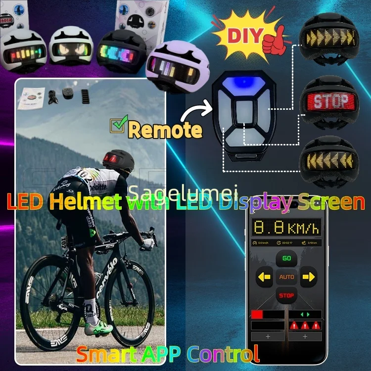Led Bike Helmet Wit… - image