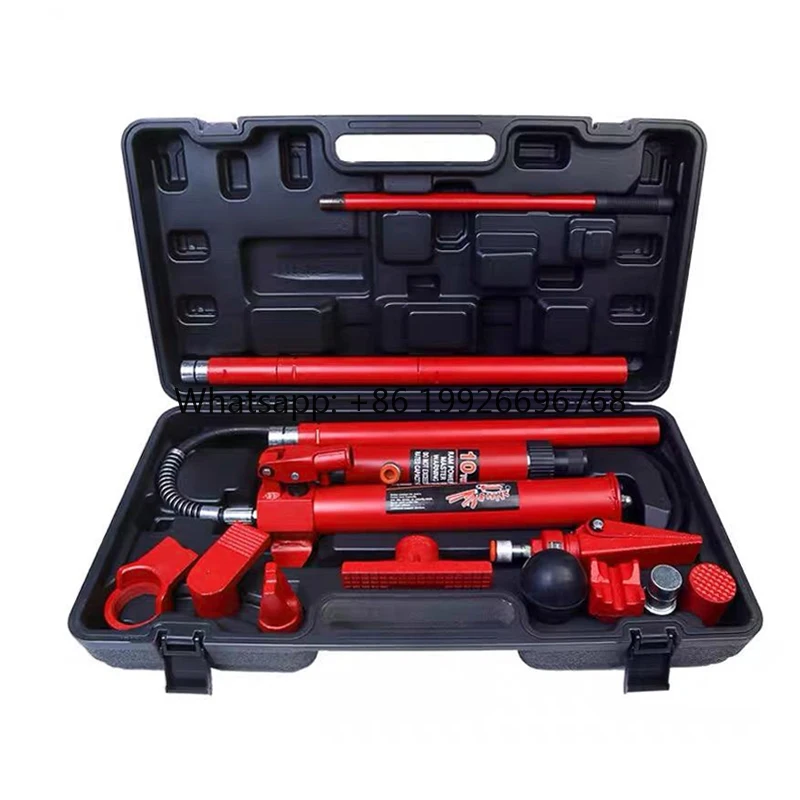 

10Ton Porta Power Hydraulic Jack Ram Automotive Car Autobody Frame Repair Power Tool Loadhandler Equipment with Case