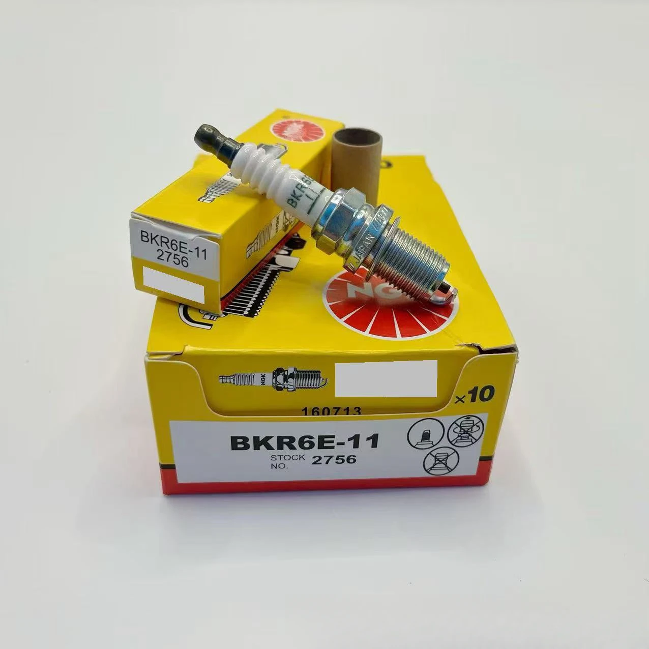 4 قطعة BKR6E-11 شمعات الإشعال هوندا جاز JH KG الجناح الذهبي 1800 980795614E 98079-5614E #2