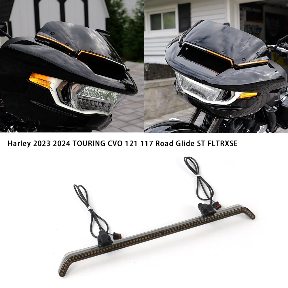 For Harley 2023 2024 TOURING CVO 121 117 Road Glide ST FLTRXSE FLTRX FLTRXSTSE Motorcycle NEW Accessory LED CENTER FAIRING VENT