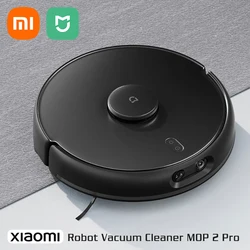 Xiaomi-オリジナルのXiaomiRobot掃除機mop 2 Pro,スイープとドラッグモードを備えた掃除機,統合された4000Pa,レーザーナビゲーション,スマートマップ