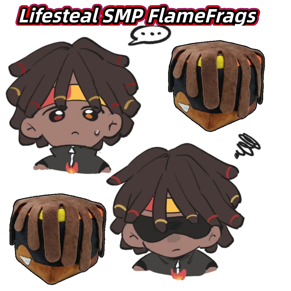 

Плюшевая игрушка Lifesteal SMP FlameFrags в виде морской звезды, хлопковая фигурка для декора дивана, комнаты, подарок для детей и фанатов на день рождения и Рождество