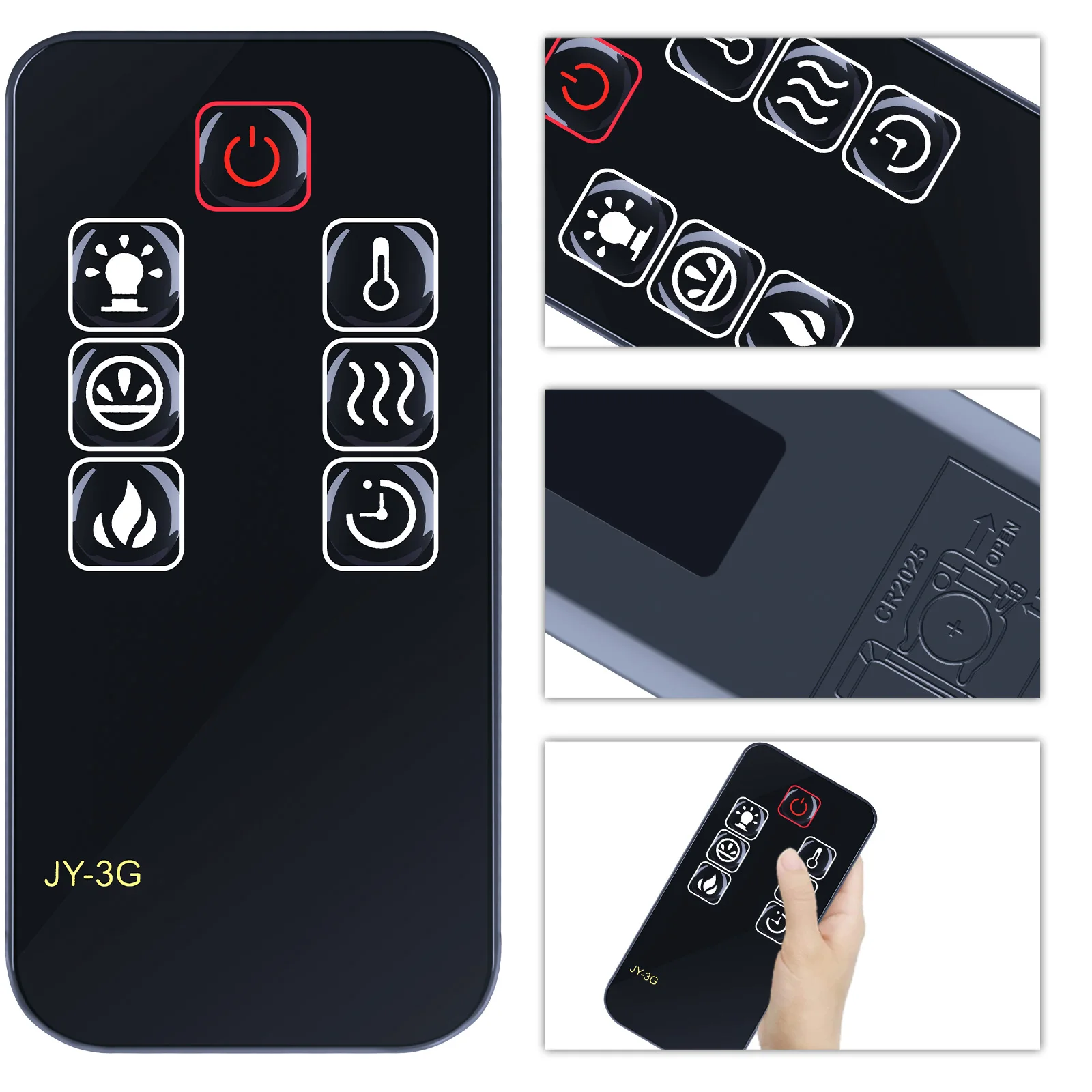 جهاز تحكم عن بعد جديد لسخان الموقد الكهربائي Della Muskoka Pleasant Hearth JY-3G