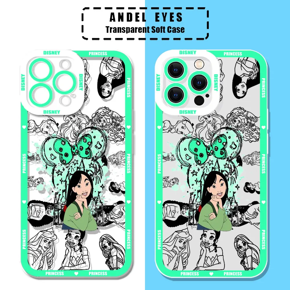 Disney Art Princess Mickey Mulan Phone Case For Infinix NOTE 40 30 12 VIP 30I 12G96 11 10 Tecno Camon 30 20 19 PRO Zero 30 Cover