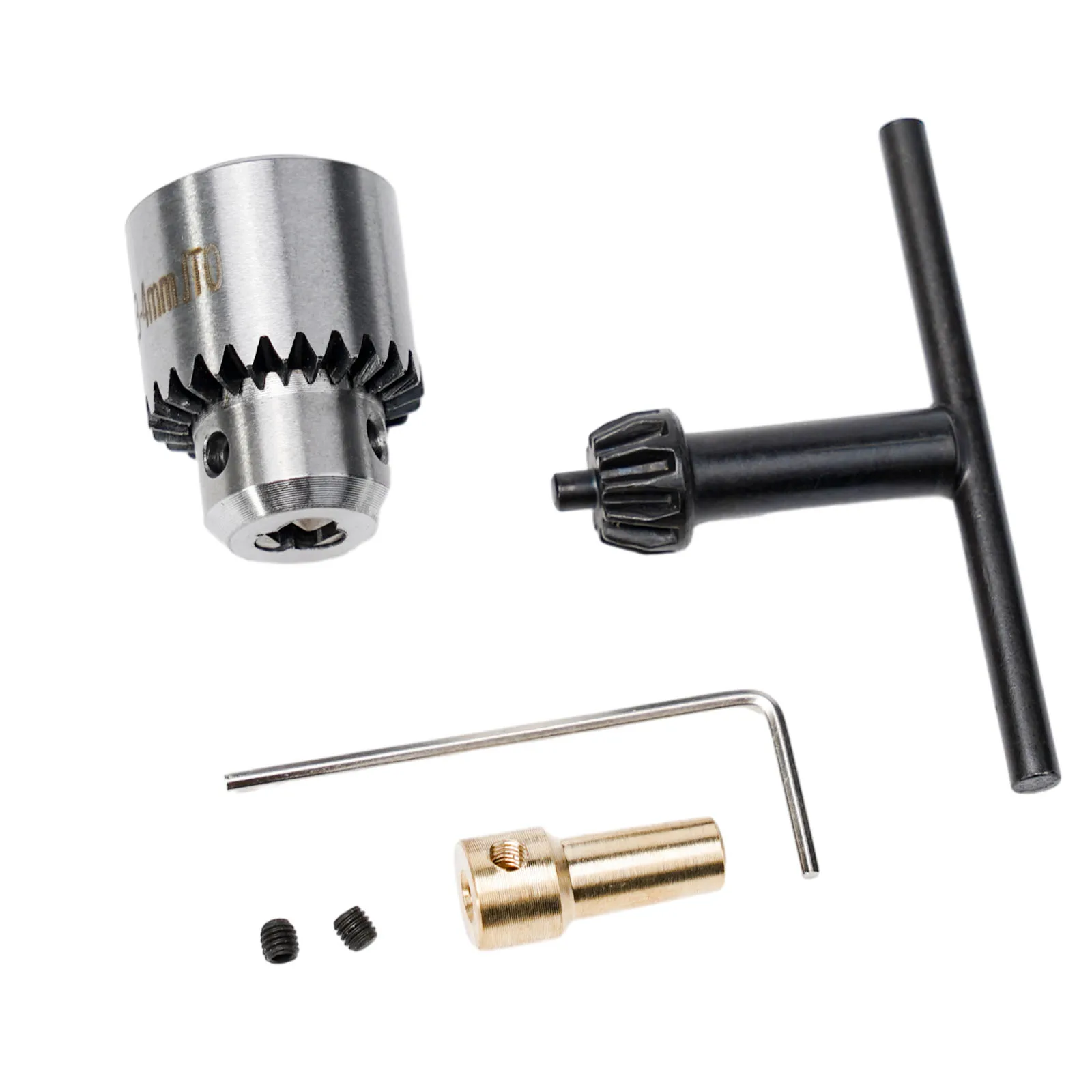Reliable Performance in Various Applications JT0 Motor Drill Chuck Clamping Range 0 34mm Electric Motor Shaft 3 17mm