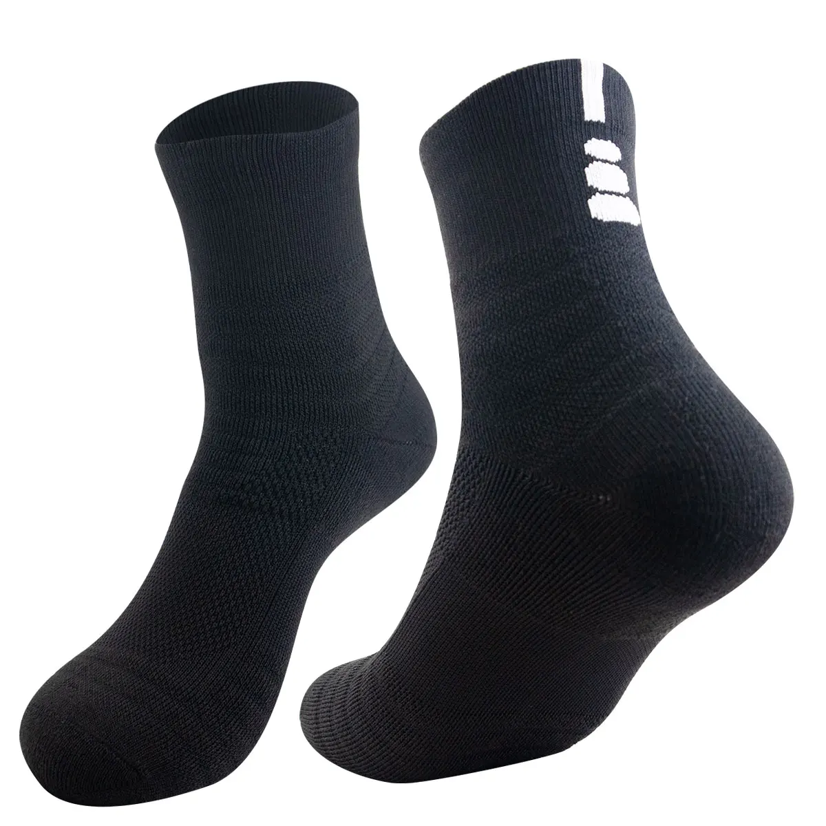 1 pair of professional cycling sports socks Breathable basketball socks outdoor tennis running socks