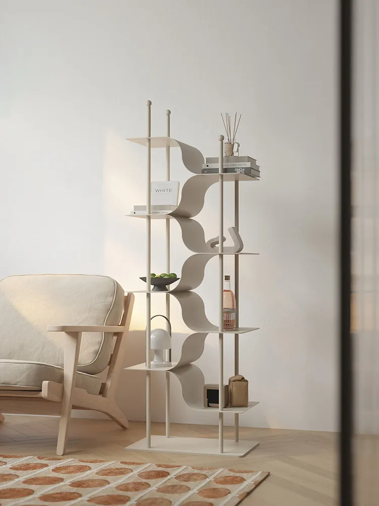 LMM living room floor rack bedroom multi-layer wall baffle display display stand