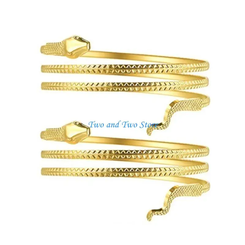HX6F Blingling Snake Arm Bracelets Costum
