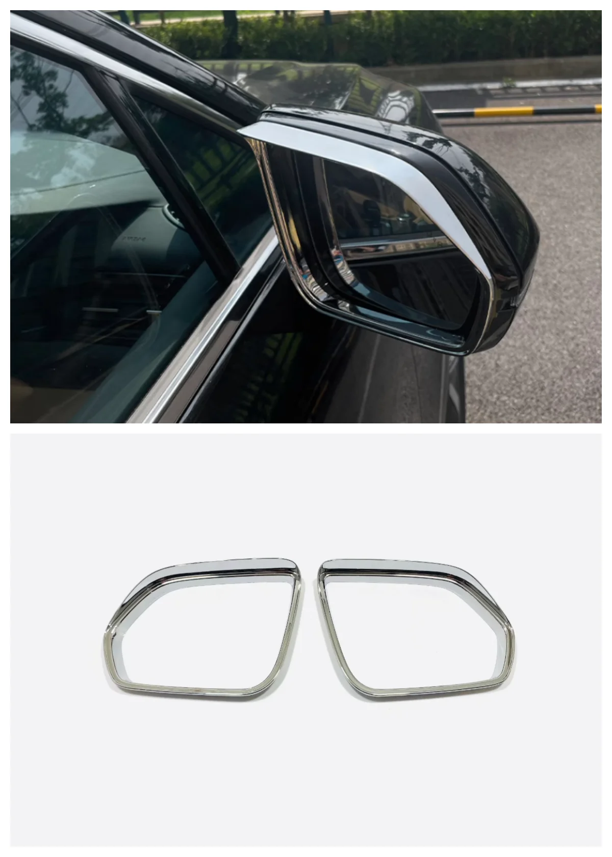 

Suitable for Li ONE 2019 2020 2021 rearview mirror rain eyebrow ABS decorative Auto Parts