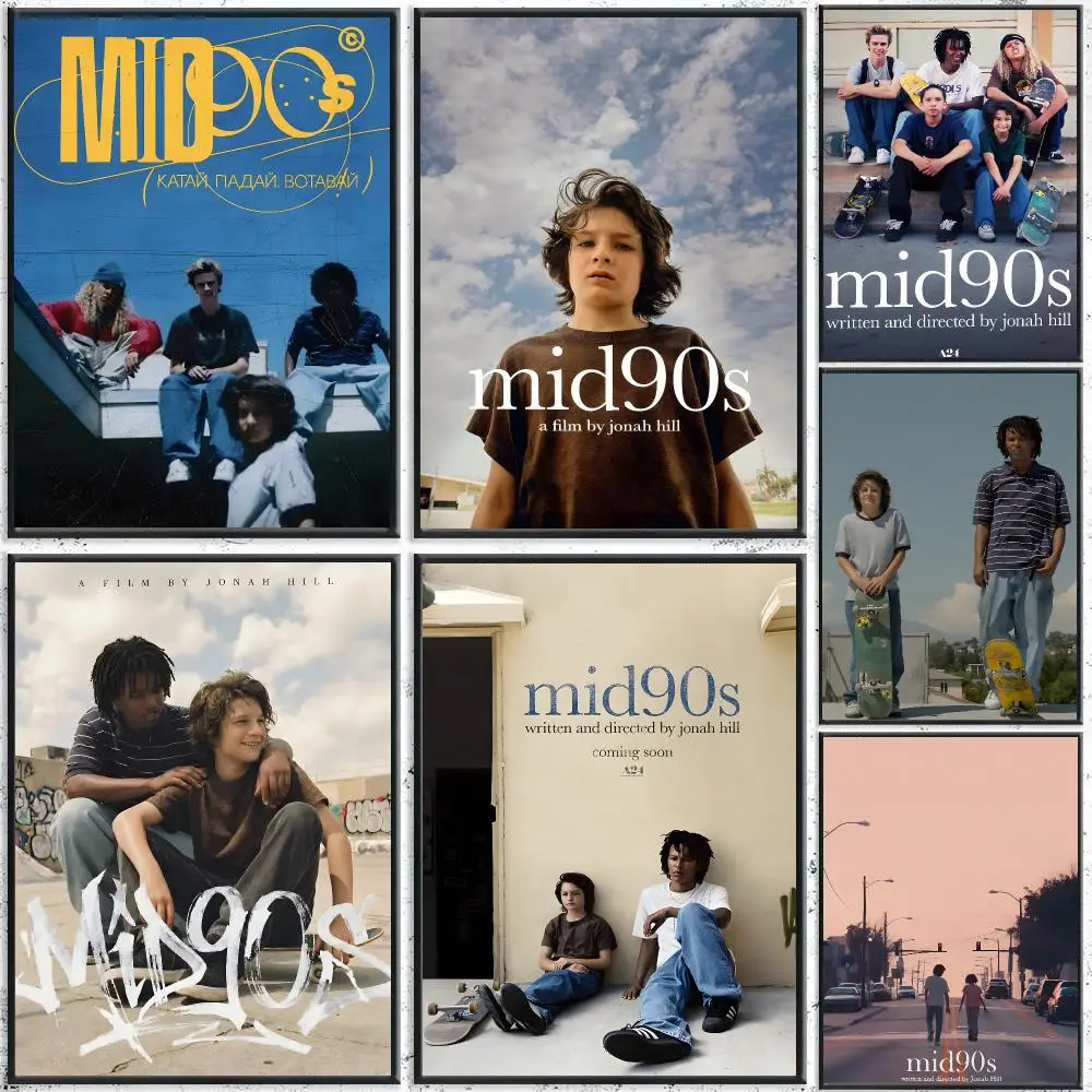 Movie M-Mid90s Poster HD Waterproof Self-Adhesive Wall Art – Multi-Scene Use Top Gift Pick