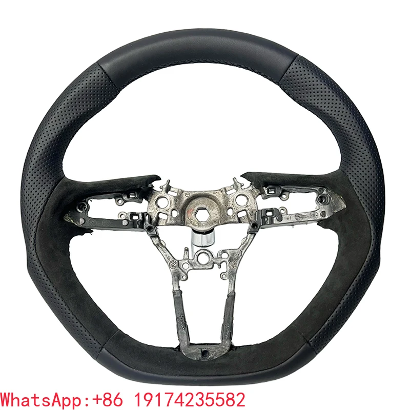 

ForSports Style Mazda Car Steering Wheel for Mazda3 Axela Cx3 CX4 CX5 Soonma New Napa Leather Sports Steering Wheel