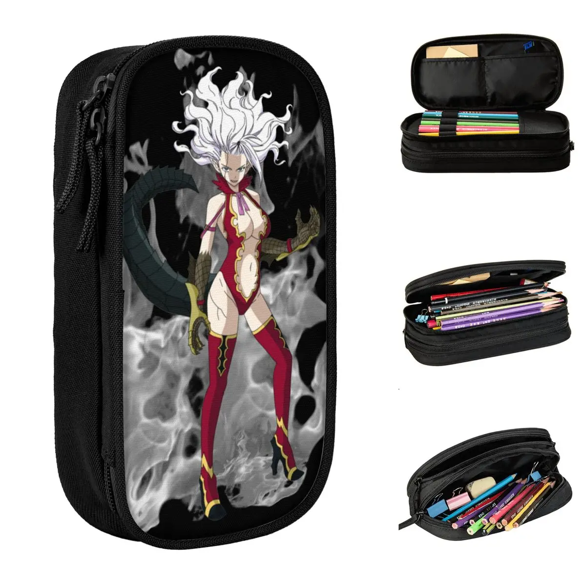 

Пеналы Fairy Tail, сумки для ручек Demon Takeover, студенческие школьные принадлежности большой емкости, подарки, пеналы